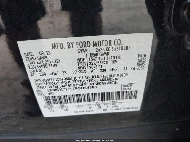 2023 FORD EXPLORER 9