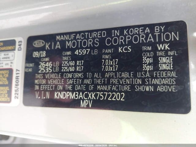 2019 KIA SPORTAGE LX 9