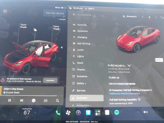 2021 TESLA MODEL Y LONG RANGE DUAL MOTOR ALL-WHEEL DRIVE 7