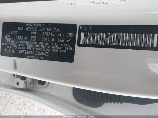 2023 KIA FORTE LXS 9