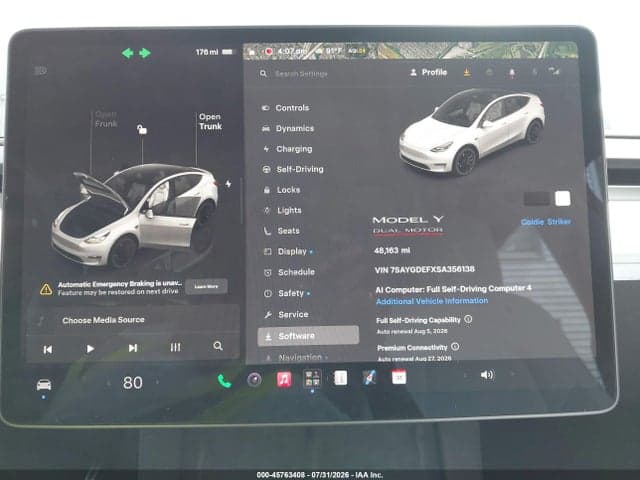 2025 TESLA MODEL Y PERFORMANCE DUAL MOTOR ALL-WHEEL DRIVE 7
