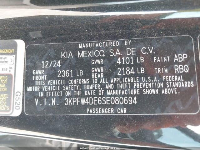 2025 KIA K4 GT-LINE 9