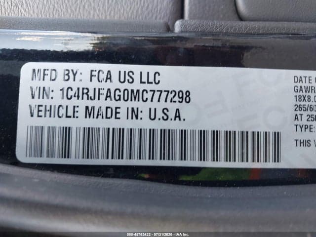 2021 JEEP GRAND CHEROKEE LAREDO X 4X4 9