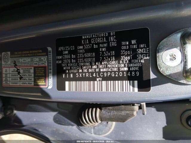 2023 KIA SORENTO S 9