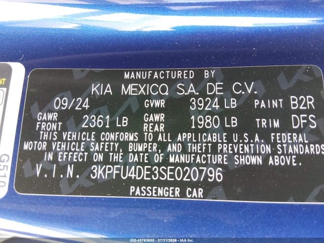 2025 KIA K4 EX 9
