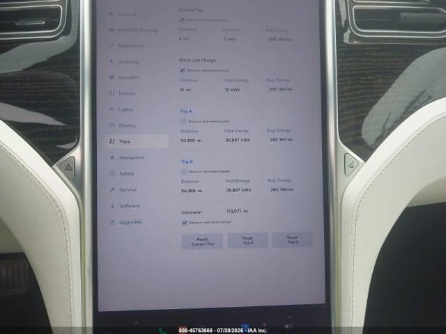 2017 TESLA MODEL S 60/75 7