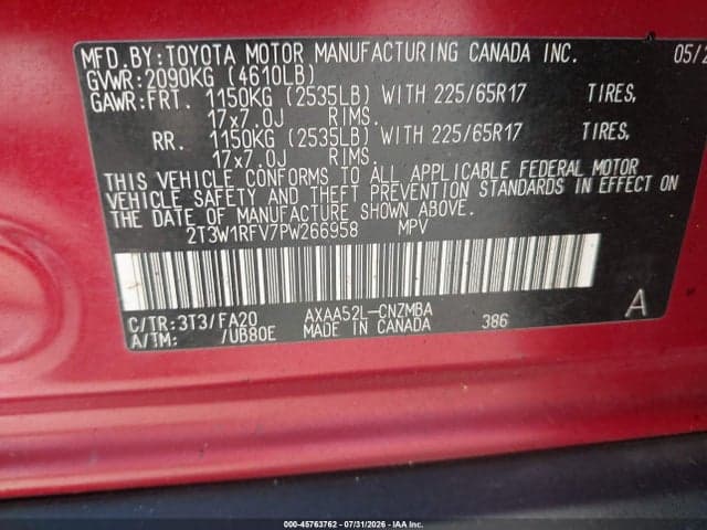 2023 TOYOTA RAV4 XLE 9