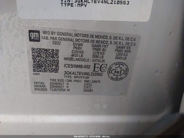 2022 GMC TERRAIN SLE 9