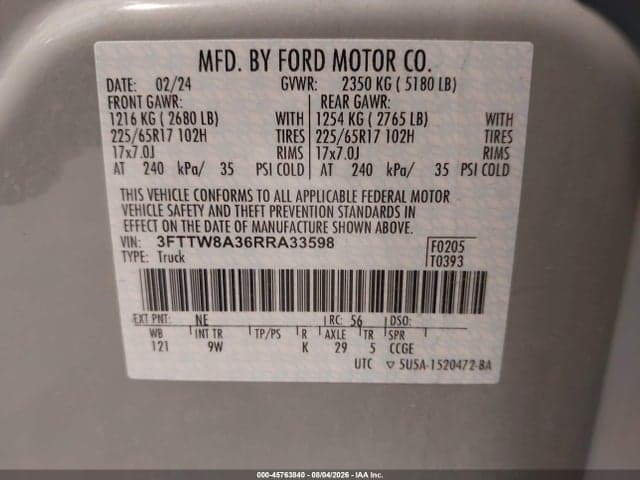 2024 FORD MAVERICK XL 9