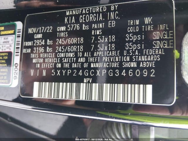 2023 KIA TELLURIDE LX 9