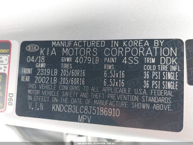 2018 KIA NIRO FE 9
