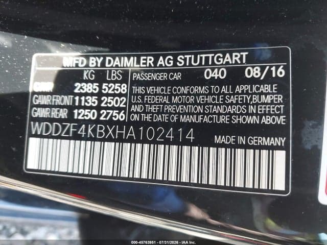 2017 MERCEDES-BENZ E 300 4MATIC 9