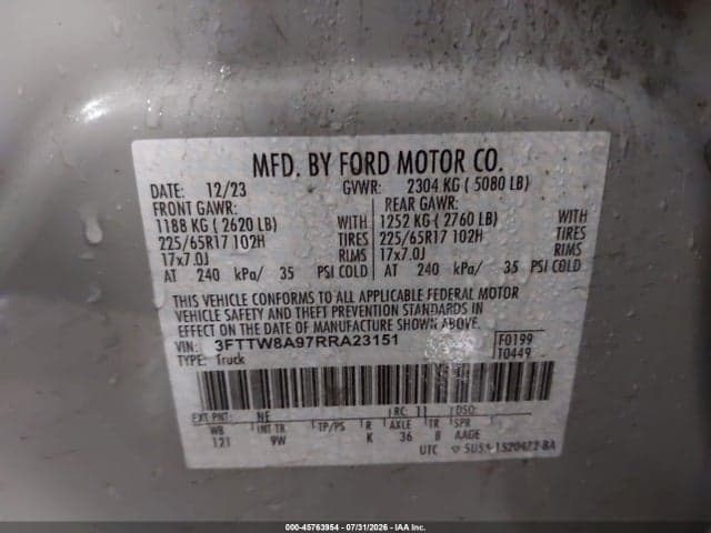 2024 FORD MAVERICK XL 9
