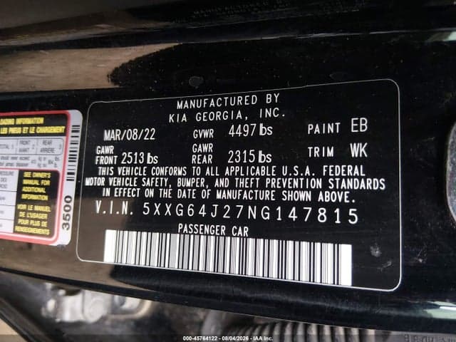 2022 KIA K5 GT-LINE 9