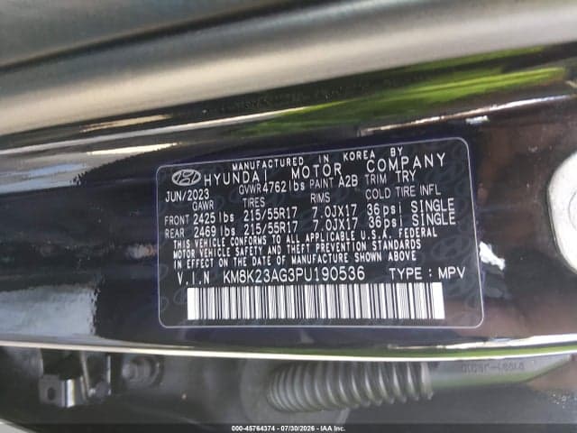 2023 HYUNDAI KONA ELECTRIC SE 9