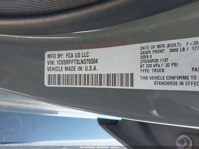 2020 RAM 1500 9