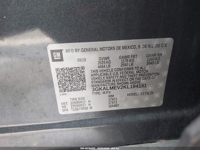 2019 GMC TERRAIN SLE 9