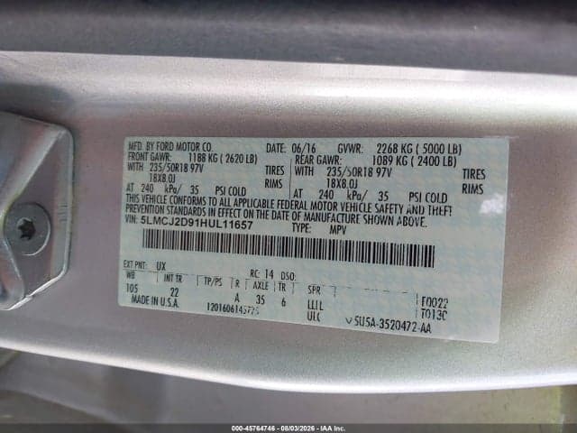 2017 LINCOLN MKC SELECT 9