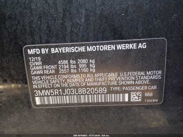 2020 BMW 330I 9