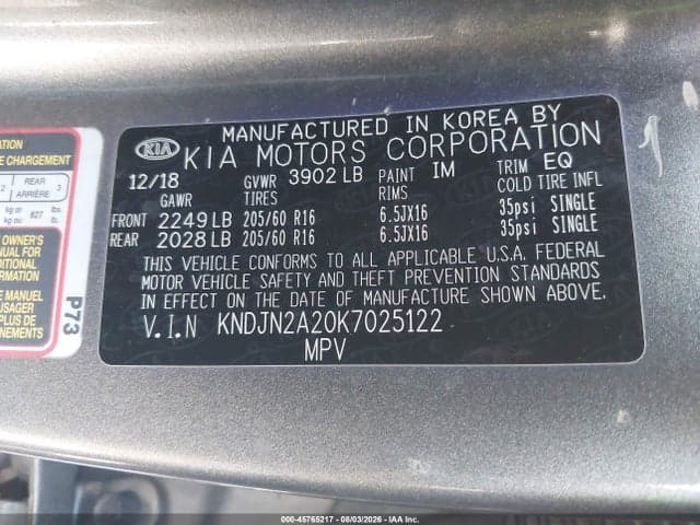 2019 KIA SOUL 9