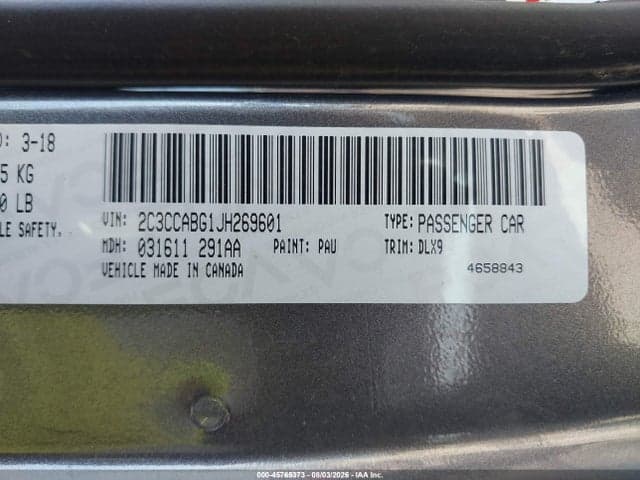 2018 CHRYSLER 300 300S 9