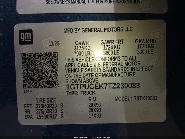2026 GMC SIERRA 1500 ELEVATION 9