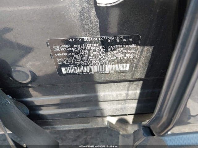 2019 SUBARU FORESTER SPORT 9