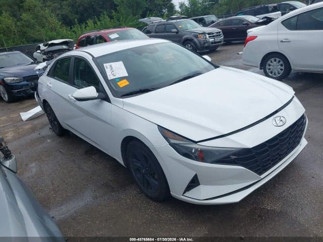 2021 HYUNDAI ELANTRA HYBRID BLUE - 1