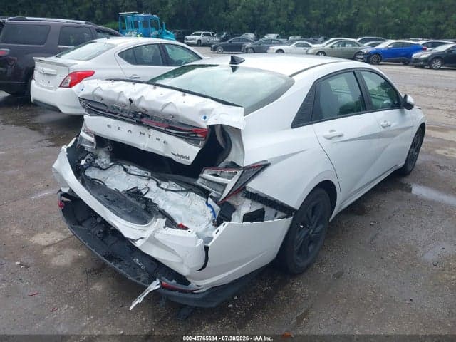 2021 HYUNDAI ELANTRA HYBRID BLUE 4