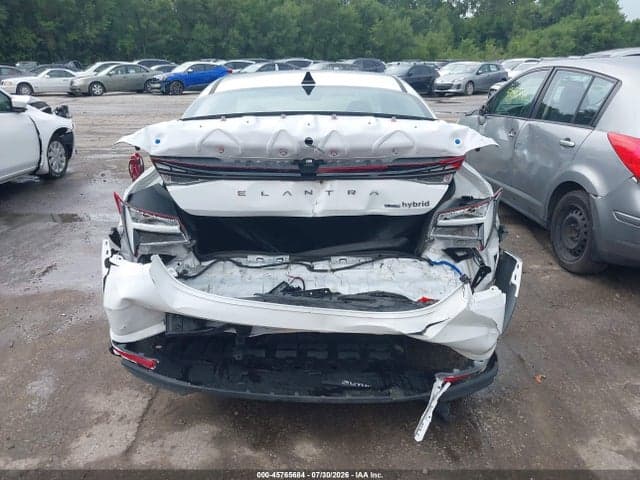 2021 HYUNDAI ELANTRA HYBRID BLUE 6