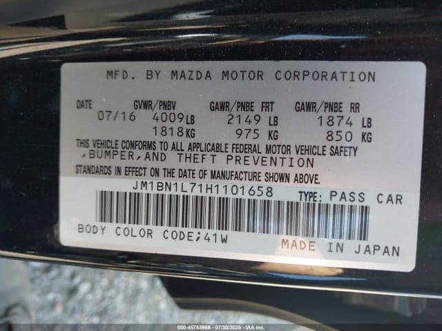2017 MAZDA MAZDA3 TOURING 9