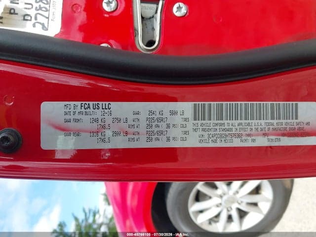 2017 DODGE JOURNEY SXT AWD 9