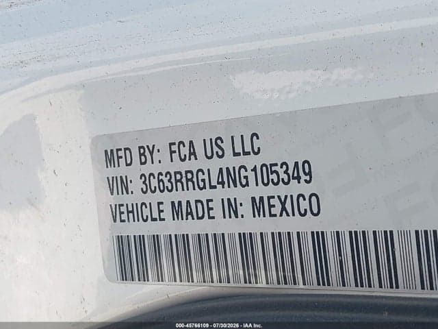 2022 RAM 3500 TRADESMAN 4X4 8' BOX 8