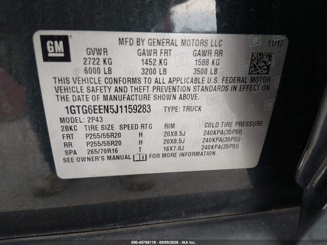 2018 GMC CANYON DENALI 9