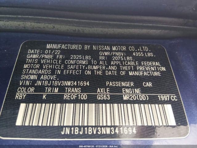 2022 NISSAN ROGUE SPORT SV FWD XTRONIC CVT 9