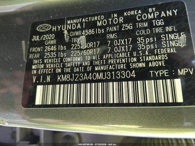 2021 HYUNDAI TUCSON SE 9