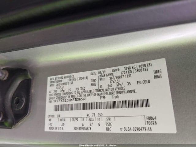 2019 FORD F-150 XL 9