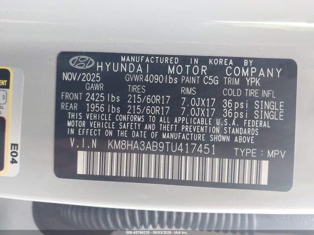 2026 HYUNDAI KONA SE 9