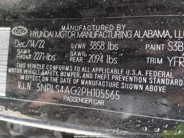 2023 HYUNDAI ELANTRA SEL 9