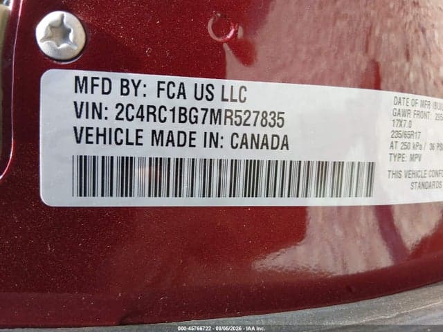 2021 CHRYSLER PACIFICA TOURING L 9