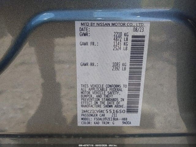 2024 NISSAN LEAF SV PLUS 9