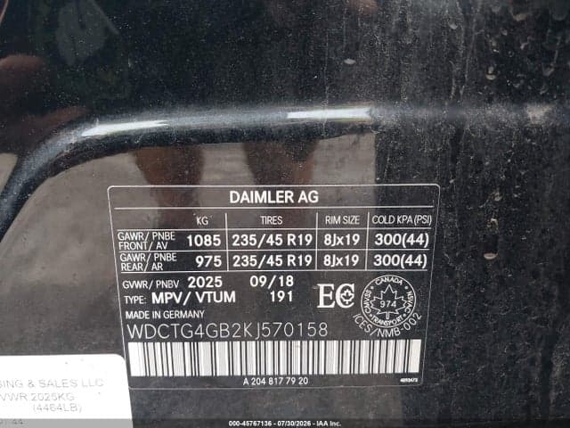 2019 MERCEDES-BENZ GLA 250 4MATIC 9