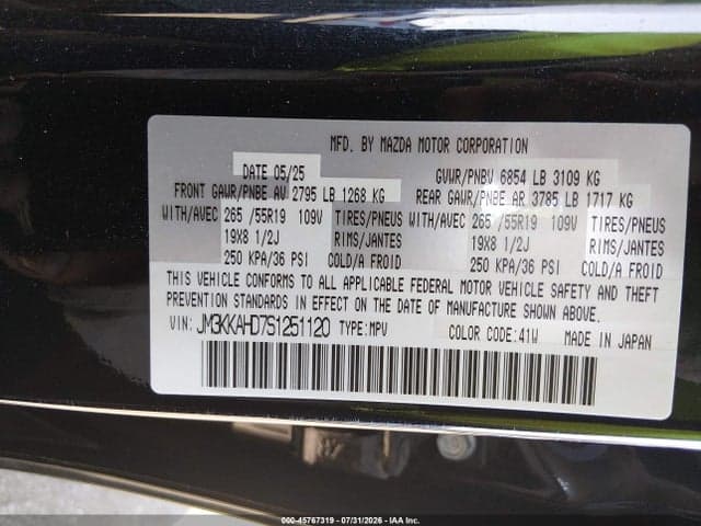 2025 MAZDA CX-90 3.3 TURBO SELECT PACKAGE 9