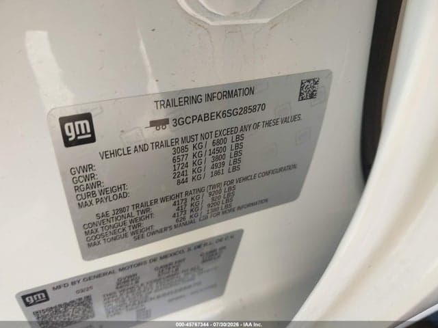2025 CHEVROLET SILVERADO 1500 2WD SHORT BED CUSTOM 9