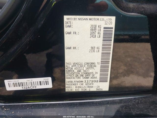 2021 NISSAN ALTIMA PLATINUM INTELLIGENT AWD 9