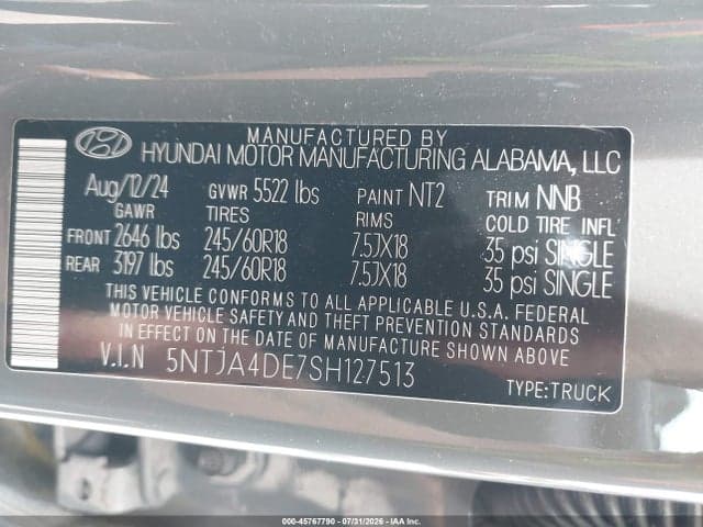 2025 HYUNDAI SANTA CRUZ SE 9