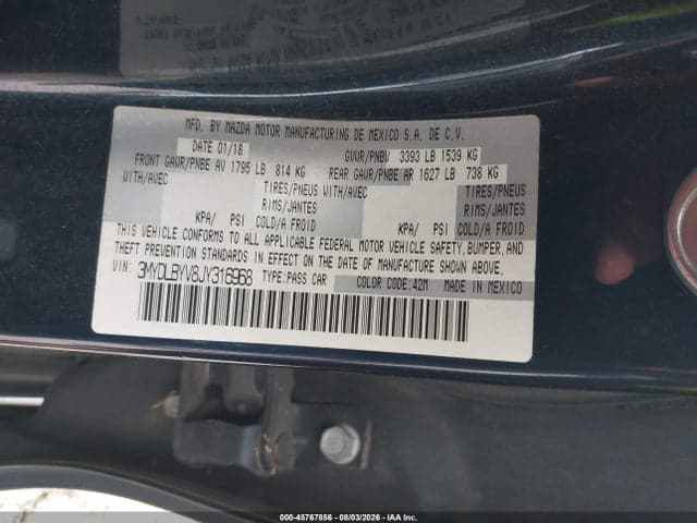 2018 TOYOTA YARIS IA 9