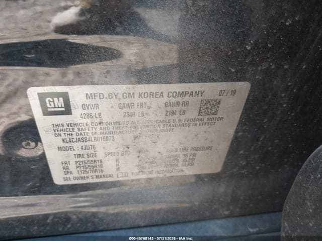 2020 BUICK ENCORE FWD PREFERRED 9