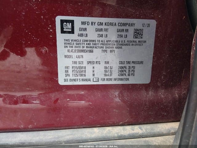2021 BUICK ENCORE AWD PREFERRED 9
