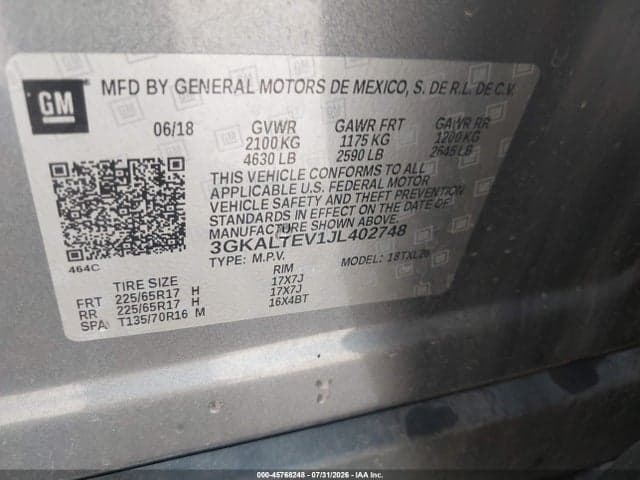 2018 GMC TERRAIN SLE 9